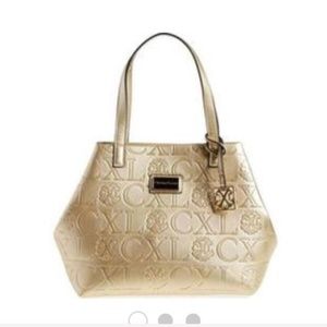 Christian Lacroix gold signature tote